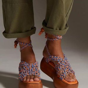 The Odells Braided Platform Sandals
